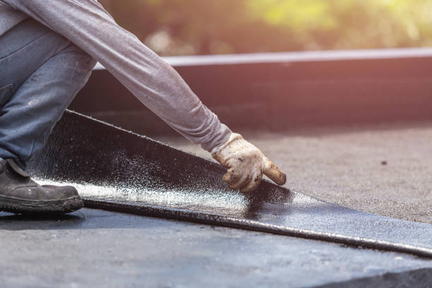 Professional Exterior Waterproofing technician working in Highlands, NC